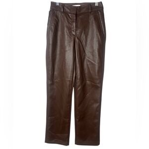Babaton Coffee Bean Leather Pants